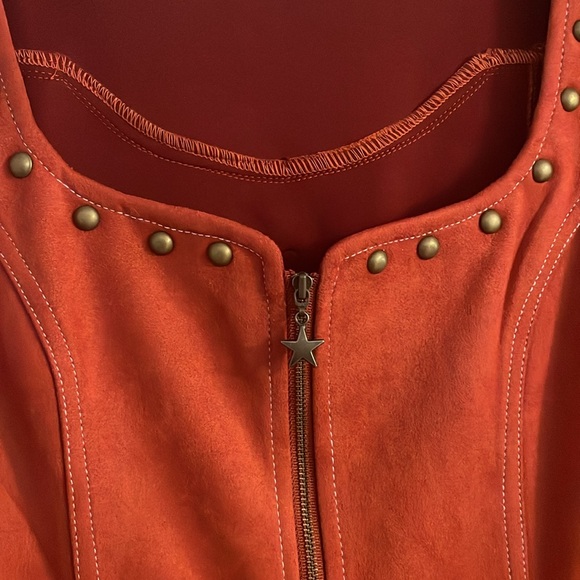 NWT Smak Parlour Suede Shift Fringe Dress XL/14 - Picture 12 of 12